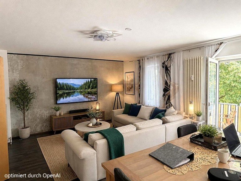 Wohn und Esszimmer Alzey Maisonettewohnung 5-Zimmer-Maisonette-Wohnung - voller neuer M�glichkeiten, gem�tlich, ruhig und zentral gelegen!