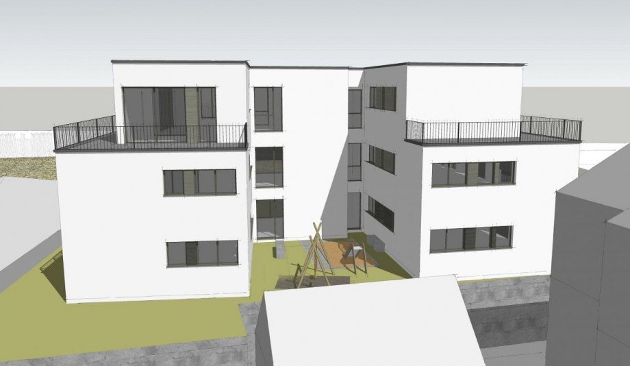 Westansicht Wohnung Alzey
