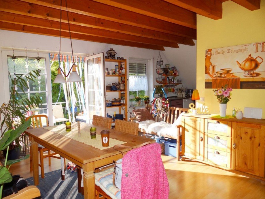 Wohn und Esszimmer Maisonettewohnung Alzey