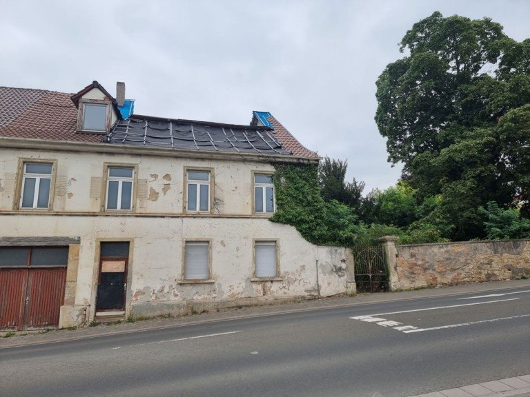 Stra�enansicht Alzey Wohngrundst�ck Ein denkmalgesch�tzter Altbau mit riesigem Grundst�ck!