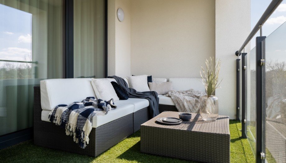 Balkon Sitzecke Wohnung Gau-Odernheim