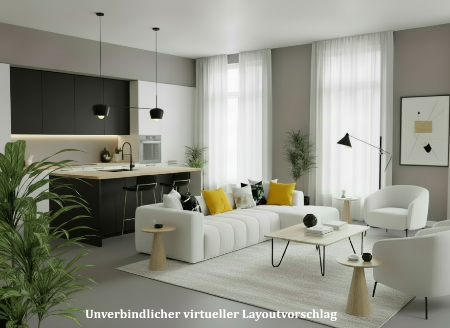 Wohn-und Esszimmer Wohnung Alzey