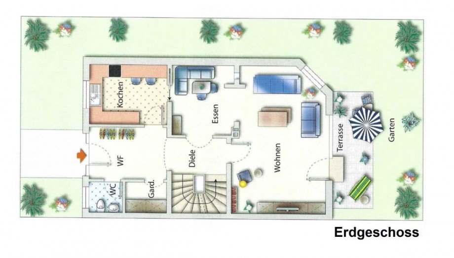 Grundris EG Haus Schwabenheim