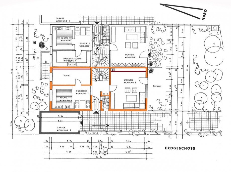 Erdgeschoss Haus Albig