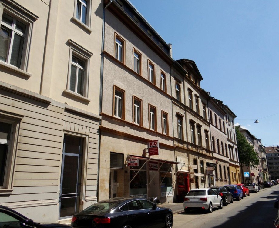 Stra�enansicht Wohn- / Gesch�ftshaus Wiesbaden-Mitte
