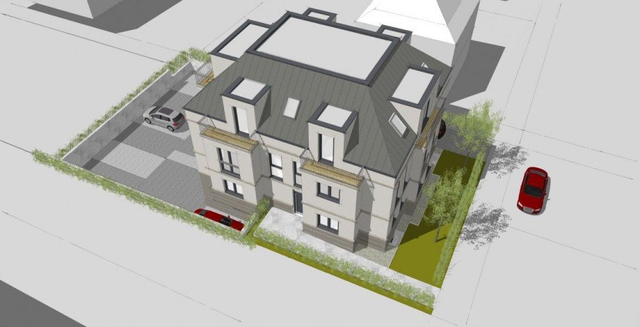 West S�d Ost Ansicht Dachgeschosswohnung Alzey