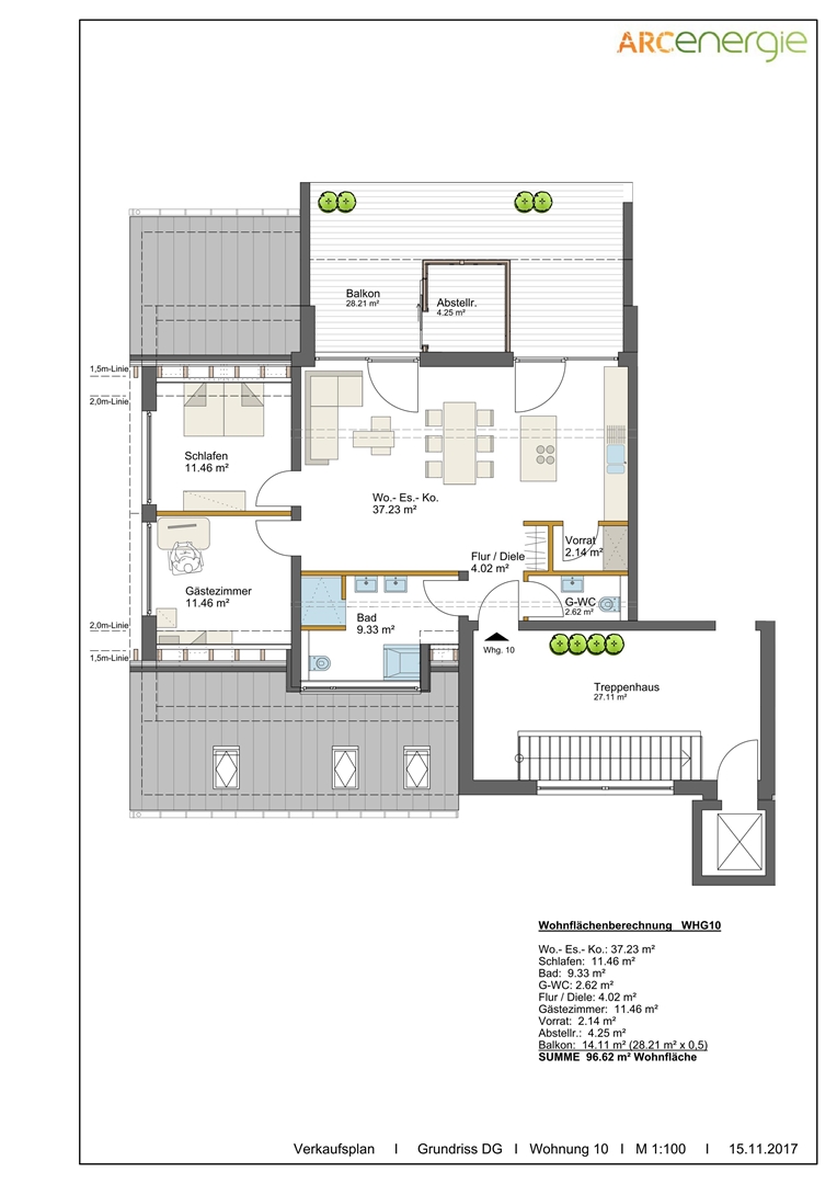 Whg. Nr. 10, links Dachgeschosswohnung Alzey