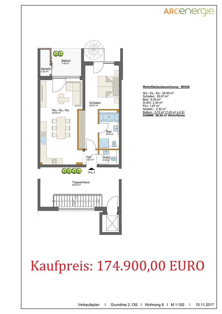 Whg. Nr. 8, mitte Wohnung Alzey