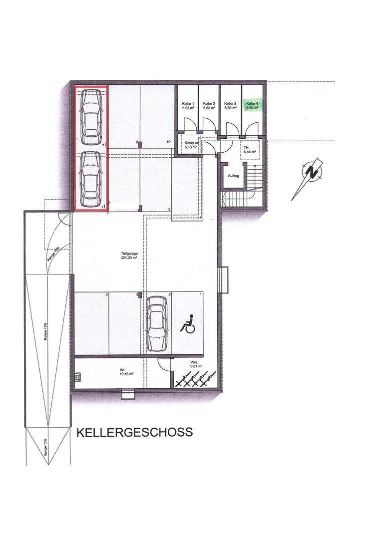 Kellergeschoss Wohnung W�rrstadt