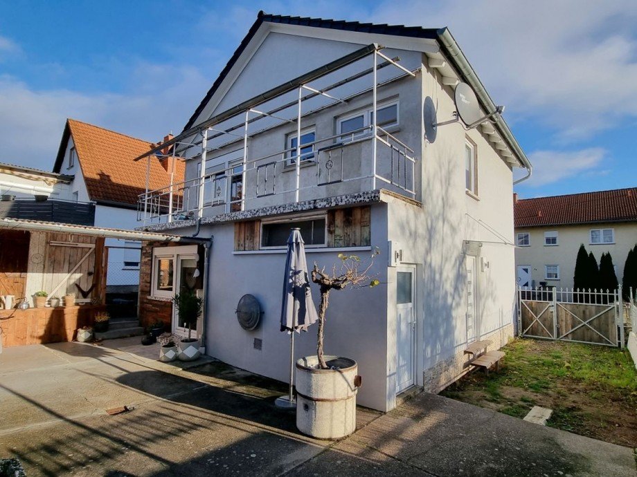 Hausansicht Innenhof Einfamilienhaus Flonheim-Uffhofen