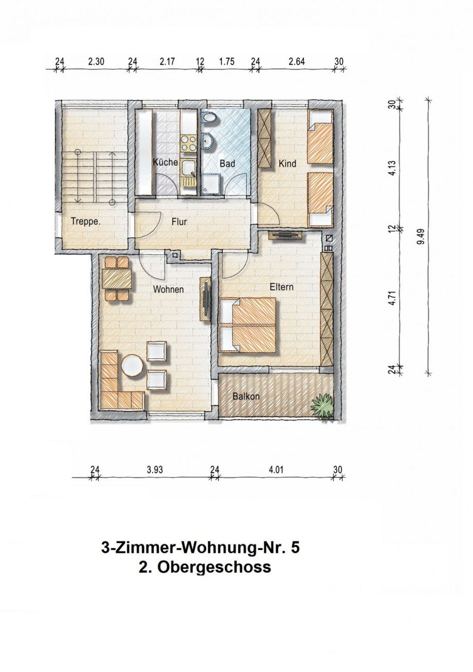 WHG Nr. 5 Wohnung Morschheim