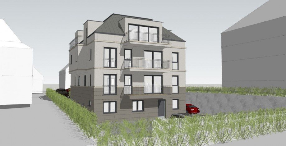 West Ansicht Erdgeschosswohnung Alzey